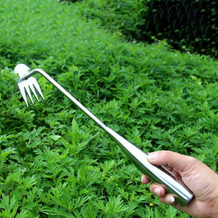 草取り 道具 根こそぎ 草取り器 草抜き 草刈り 根こそぎ 除草ツール くわ 芝生 庭 片手鍬 菜園鍬 ステ..