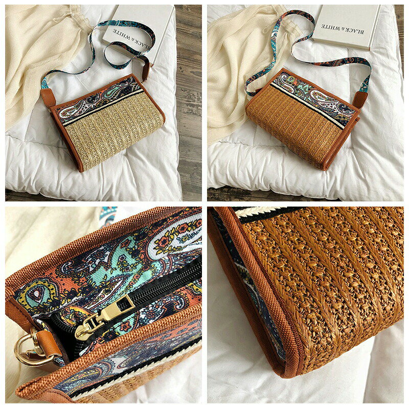 カゴバッグ 草編みバッグ ミニ アウトドア レディース 2way 肩掛け 巾着 ハンド 編み メッシュバッグ 夏バッグ 可愛い おしゃれ ビーチ ショルダーバッグ イベント 鞄 シンプル 春 夏 ハワイ 海 旅行 リゾート 送料無料