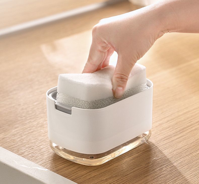 食器 スポンジトレー 詰め替えボトル 洗剤ラック 洗剤入れ スポンジラック スポンジ置き ソープディスペンサー スポンジホルダー