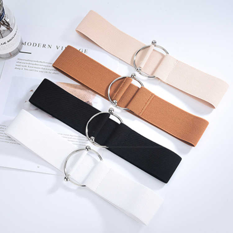 サッシュベルト ゴムベルト レディース ベルト 太ベルト 大幅 おしゃれ ウエストマーク ウエストゴム ..