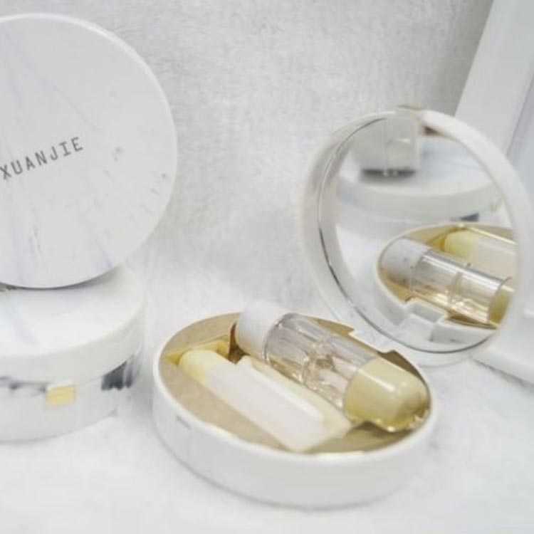 ハードコンタクトレンズ用 コンタクトレンズケース コンタクトケース カラーコンタクト ハードレンズケース レンズケースカバー 大理石 ミラー付き 持ち運び 収納ケース 保存ケース 旅行 携帯 おしゃれ かわいい シンプル セット