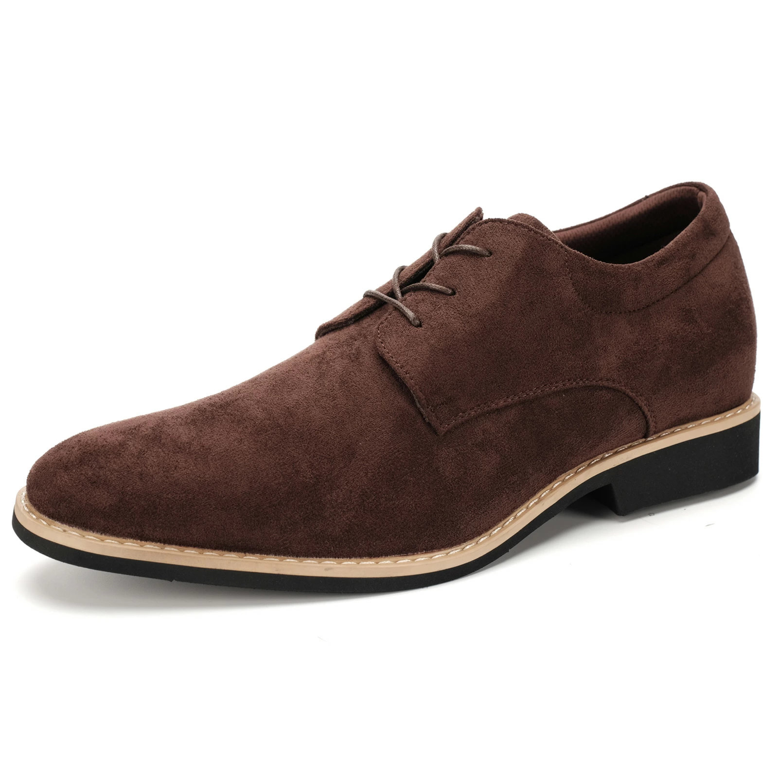 楽天katahidestoreメンズシューズ カジュアル カジュアルシューズ メンズ 男性用 スエードシューズ スウェード靴 メンズ シューズ 厚底 靴 レースアップシューズ スニーカー 短靴 短ぐつ スウェード 靴 ブラック 黒 ブラウン 茶色 コーデ 秋 春