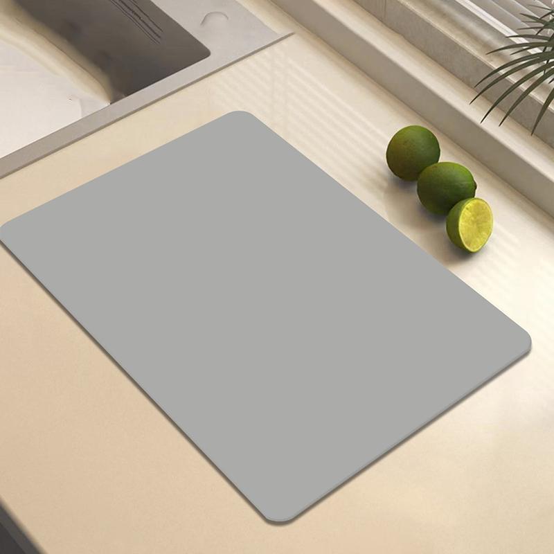 水切りマット 珪藻土 シンクマット キッチン用マット 台所 おしゃれ 吸水 速乾 食器乾燥マット 食器置き 瞬間吸水 滑り止 抗菌 食器 水切り 洗える 北欧 SHOP DAN