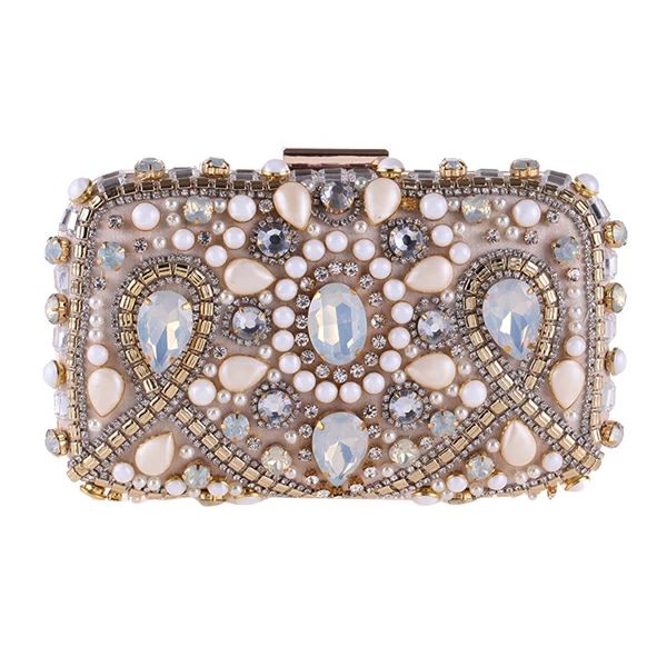 バッグ　クラッチバッグ　パーティーバッグ　結婚式　お呼ばれ　成人式　同窓会　ビジュー　パーティードレス