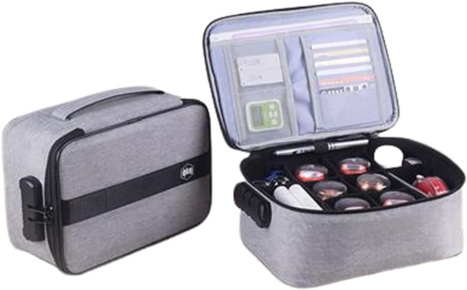 印鑑ケース 法人用 個人用 印鑑 一括収納 印鑑保存袋 ケース ダイヤルロック式 手提げ トラベルポーチ ..