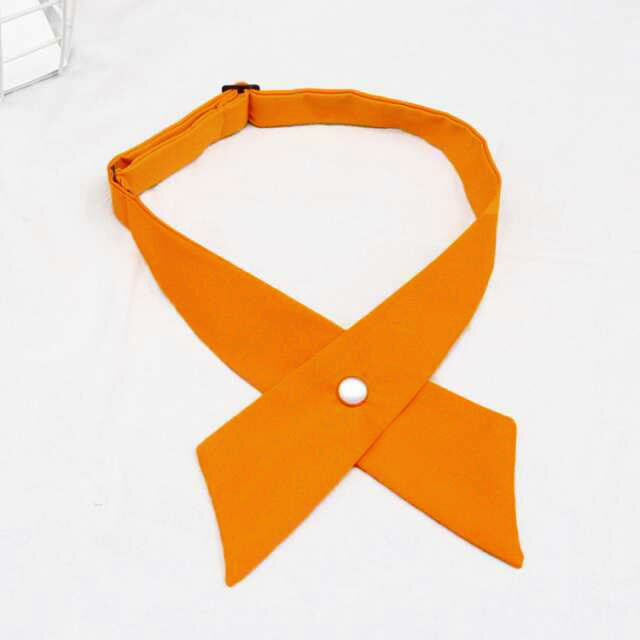 2枚入り クロスタイ リボンタイ ボウタイ 蝶ネクタイ 脱着やすい ブローチ スクール 制服 高校生 りぼ..