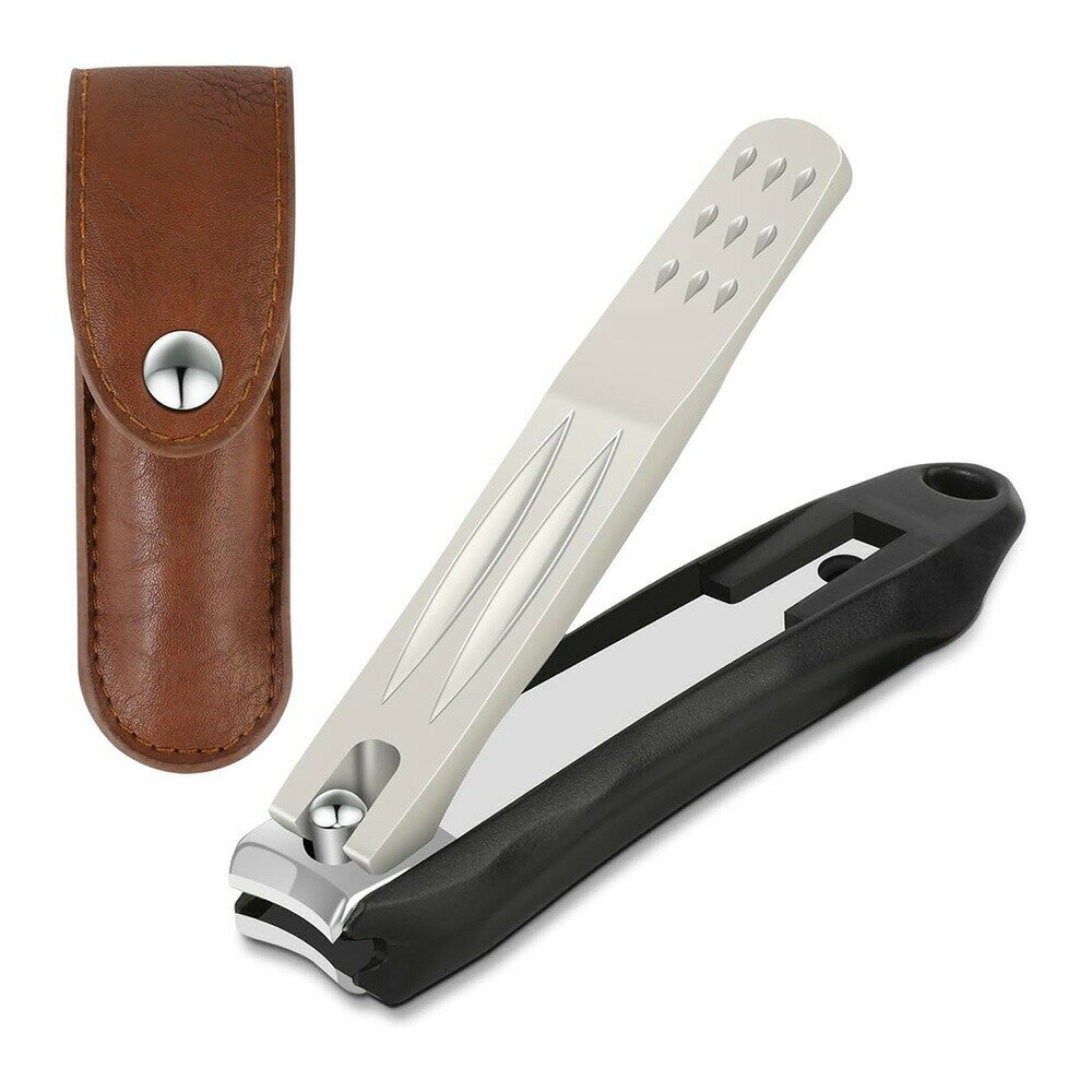 爪切り 飛び散り防止 ヤスリ付き 高級つめきり 人気 ステンレス製爪切り 錆びない 切れ味バッグン 滑し..