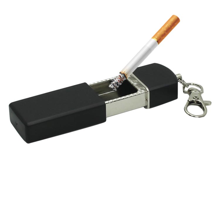 たばこ コンパクト メンズ レディース 小物入れ 広口 携帯灰皿 キーホルダー付き おしゃれ 防臭 はいざら 灰皿 カラビナ付き 吸い殻入れ 軽量 ステンレス ...