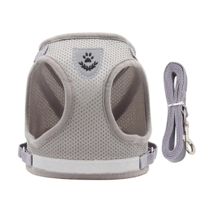 外れにくい 服 小型犬 反射ストリップ付き 首輪 犬 散歩 リード 猫用品 簡単 ハーネス 安全 ペット 兼..