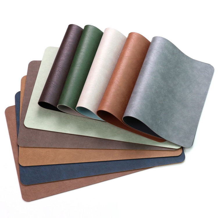 プレースマット 大判 長方形 フェイクレザー 【4枚セット】ランチョンマット おしゃれ 北欧 お食事マット ランチマット テーブルマット レストラン ホテル 業務用 家庭用 インテリア