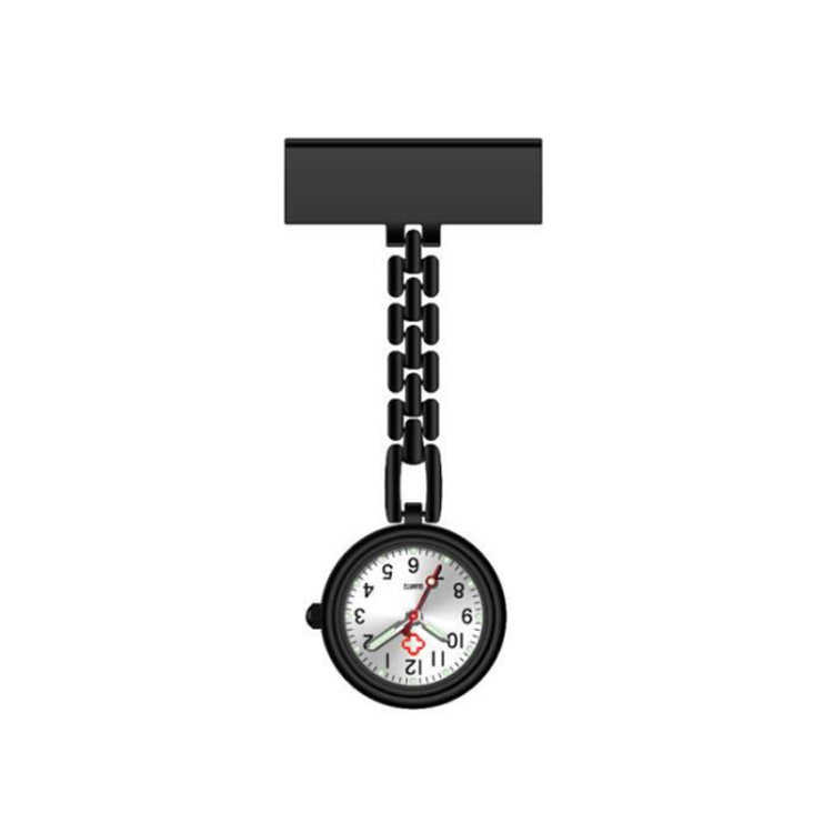 コンパクトで見えやすい！ナースウォッチ 時計 合金 とめ針式 かわいい レディース ポケットウォッチ 医師用 ナース用 学生用 ウォッチ 夜光効果 送料無料