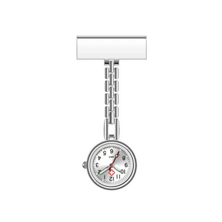 コンパクトで見えやすい！ナースウォッチ 時計 合金 とめ針式 かわいい レディース ポケットウォッチ 医師用 ナース用 学生用 ウォッチ 夜光効果 送料無料