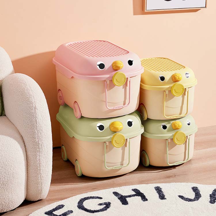 おもちゃ箱 プレゼント 雑物 お片付け 多機能 小物入れ キャスター付き おもちゃ入れ 大容量 ぬいぐるみ お片付けボックス 収納 取っ手付き収納かご 収納ケース 防塵 収納ボックス 引っ越し 衣類 書類 整理 収納ボックス 出産祝い おもちゃ