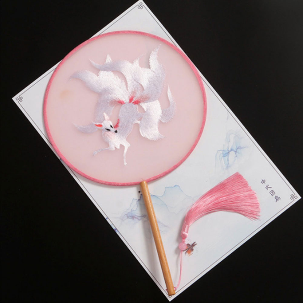 扇子 団扇 丸形　古典扇子 手作り ハンドファン　和服 古典 中華風 漢服飾り 踊り扇子　中国風 写真撮..