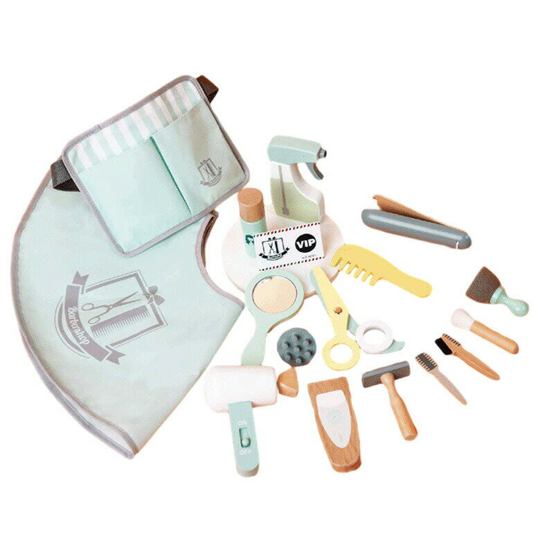 木のおもちゃ お仕事シリーズ お店屋さんごっこ 美髪師 木製おままごと 美容師さん ヘアメイク 美容院セット お店屋さん おままごとセット 女の子 おもちゃ おままごと 3歳 女の子 プレゼント