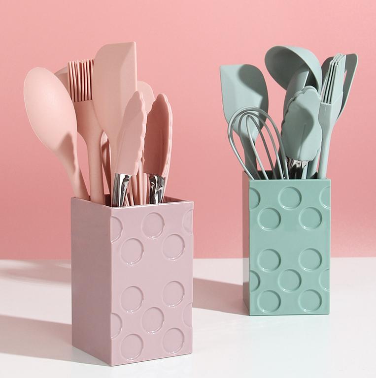 キッチンツール セット 子供用 送料無料 ミニサイズ 食品シリコン製 調理器具ツール 8点セット キッチ..