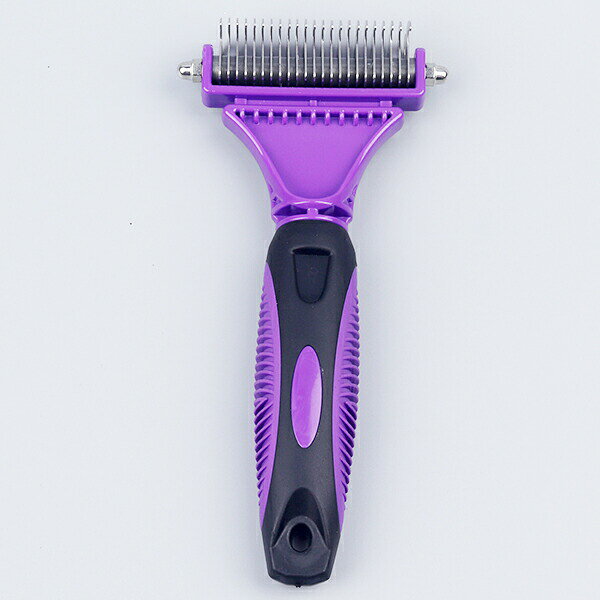 ペット ブラシ 両面 ペットブラシ 犬 猫 うさぎ 抜け毛 抜け毛除去用品 抜け毛取り 短毛 長毛 グルーミング