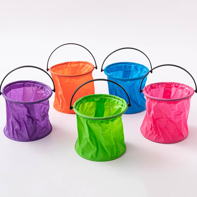 水遊び 折りたたみバケツ 3個セット 軽量 砂遊び 小型バケツ 携帯用バケツ お風呂 釣り お絵かき 洗筆 収納便利 折りたたみバケツ キャンプ 海 夏遊び ベビー キッズ