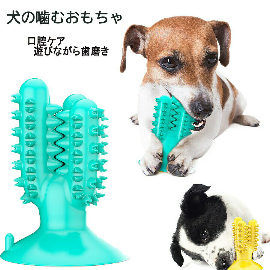 噛むおもちゃ 犬のおもちゃ 噛む オモチャ 小中大型犬 歯ケア ドッグ 歯ブラシ 安全な食用可材料 ストレス軽減 インタラクティブおもちゃ 歯のクリーニング 犬...