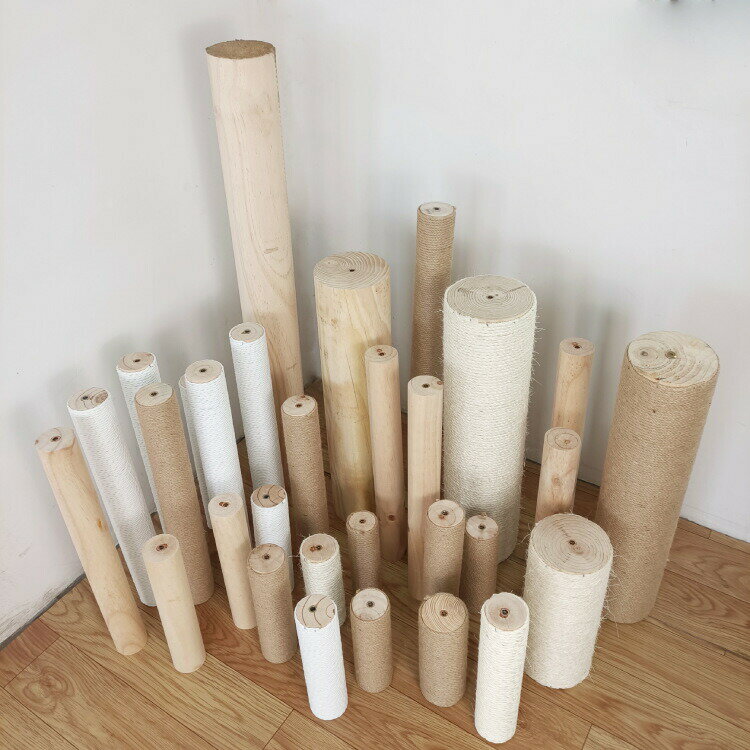 突っ張り型 木製 キャットタワー 専用 支柱 ハイエンドタイプ　爪研ぎ