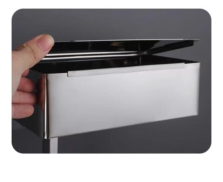 トイレットペーパーホルダー ケース壁掛け 収納 浴室収納ラック 穴あけ不要 強力粘着 トイレ 美しいデ..