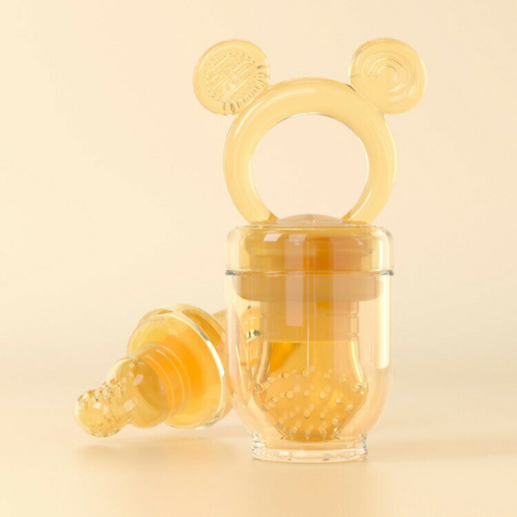 離乳食フィーダー 2点セット 赤ちゃん用 おしゃぶり 離乳食器 フルーツ フードフィーダー キャップ付き 離乳食グッズ 離乳食始め ベビー食器 ベビー 食育 離乳食期 シリコン お食事用品 歯固め 指吸い ベビー用品 送料無料