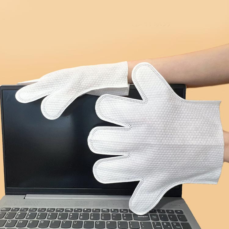 使い捨て お掃除手袋 20枚入り 左右兼用 両面使える モップ手袋 ホコリ取り サッシ すきま掃除 お掃除..