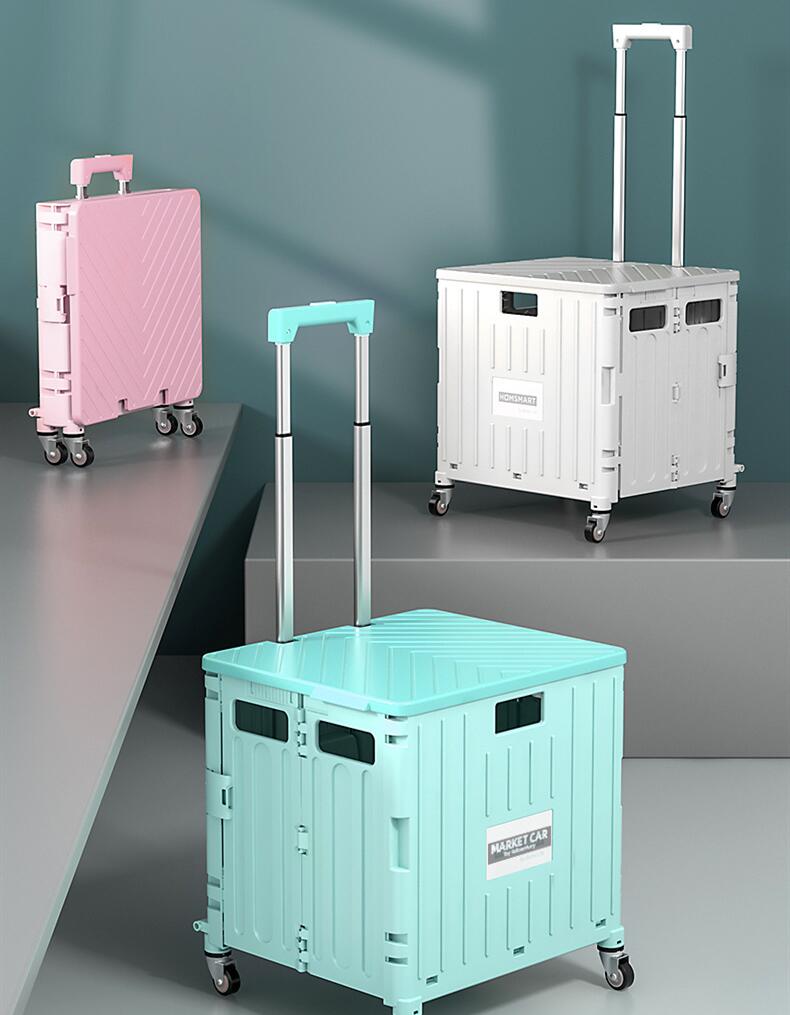 大容量収納45L/65Lショッピングカート 折り畳み式 高齢者 トラベル お買い物 階段上り下り 大容量 登り..