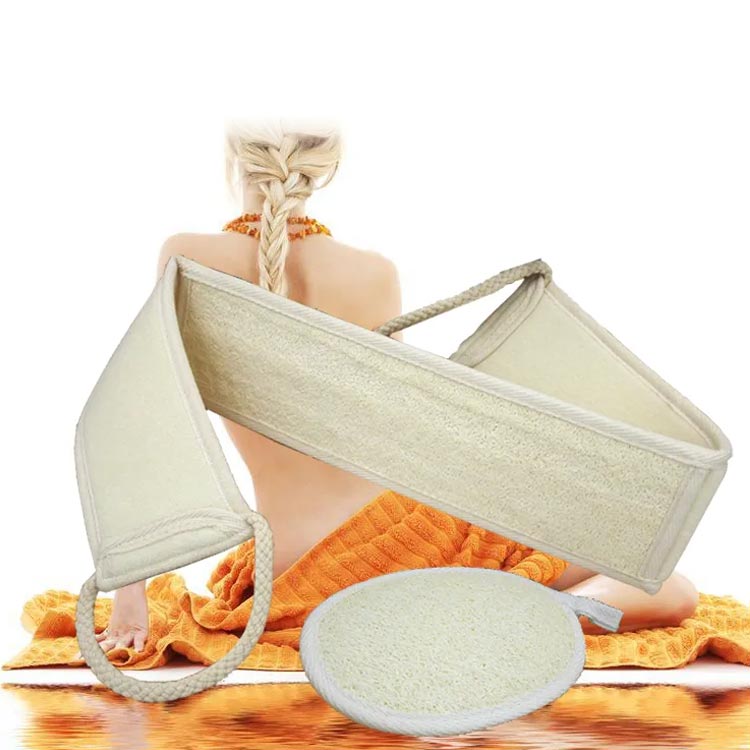 へちま スポンジ 背中用 ボディ用 2点セット へちまスポンジ あかすりパフ 送料無料 顔用 ヘチマ ヘチ..