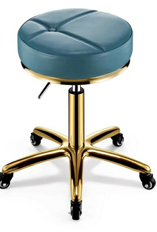 軽やかで贅沢なカウンター椅子昇降回転美容スツール滑車レジカウンター椅子モダンでシンプルなバー椅子..
