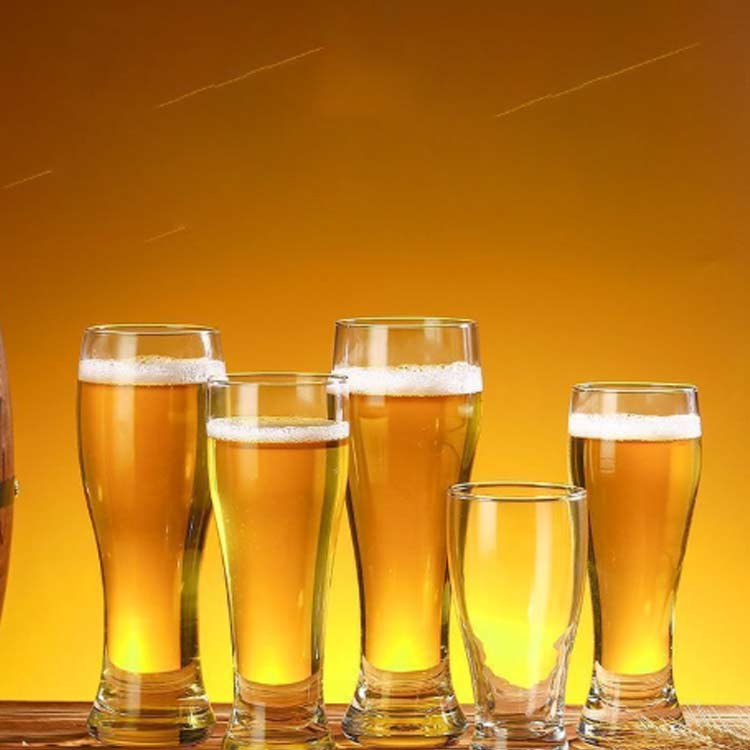 600ML ガラス クリア ビアグラス 4個セット ビールジョッキ ビアグラス タンブラー レディース 400ML 500ML 700ML おしゃれ 上品 持ち...