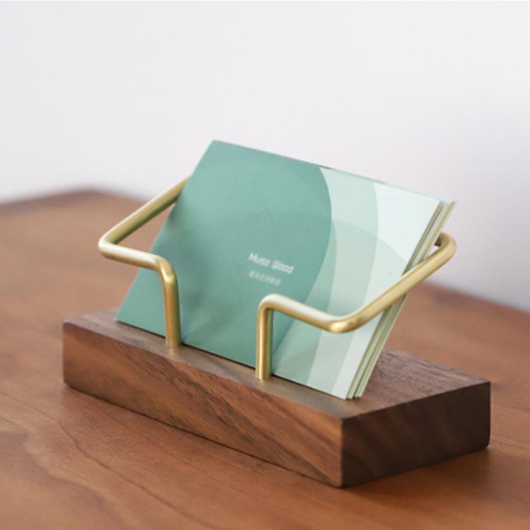 名刺スタンド 名刺立て カード立て 名刺箱 オフィス 卓上収納 木製 カードケース 大容量 事務用品 ビジネス 展示会 店舗 受付 高級感