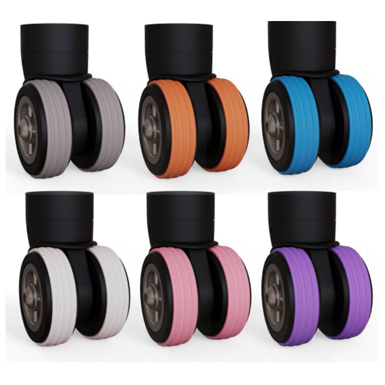 4本セット キャスターカバー 静音 キャスター 静音 ベッド スーツケース 4本セット ストッパー 輪カバ..