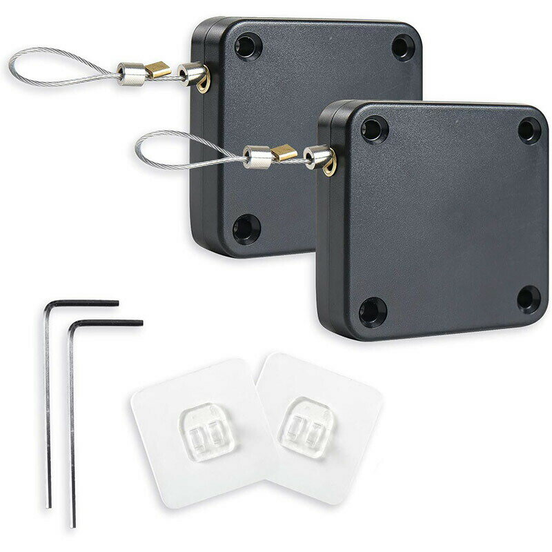 ドアクローザー 自動ドアクローザー 貼り付け 設置簡単 自動閉鎖 ネジ 兼用 穴付き 引き戸 クローザー ..