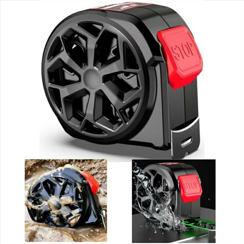 驚き 量 巻尺 巻き尺 中空デザインの超耐久性携帯メジャー 2.8 メートル真っ直ぐで折れることなく、錆..