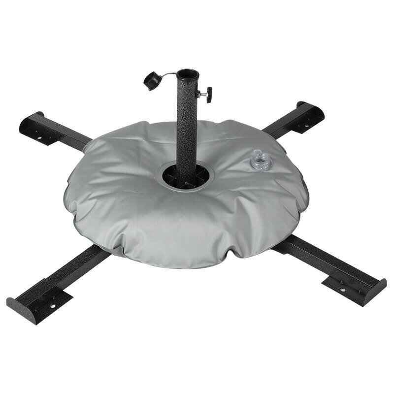 パラソルベースバッグ 傘ベース テント固定用 土台+ウェイトバッグ 強風対策 注水式 防風 防止事故 角..