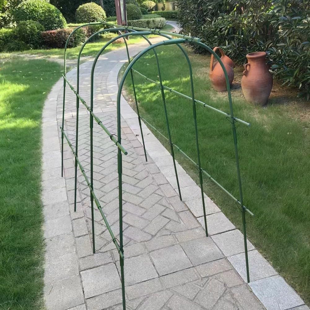 キュウリ用 グリッドフレーム ガーデンキュウリトレリス 屋外 登山植物用 庭用 U 字型 ガーデンアーチ ..