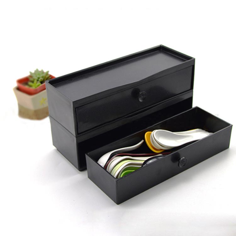 2段式 箸箱 業務用 箸入れ カトラス カトラリー収納 大容量 スプーン レンゲ テーブル 卓上 飲食店 自..