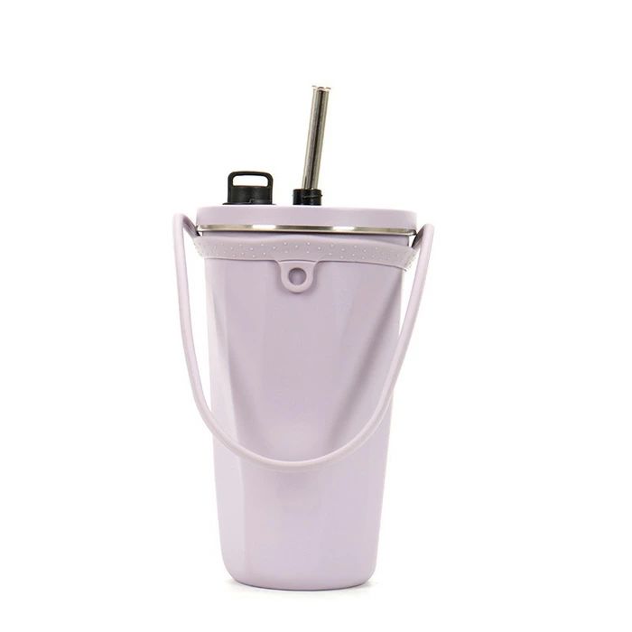 タンブラー ストロー付き 水筒 600ML 大容量 真空断熱構造 ステンレス製 保温保冷 持ち運び 水筒 トラベルタンブラー 車 結露しない 直飲み こぼれない 漏れ防止 蓋付き マグカップ コーヒーカップ 遠足 釣り 登山 洗いやすい