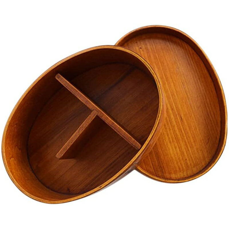 弁当箱 保温 和風 わっぱ ランチボックス 木製 天然漆塗り 寿司 ケース 取り外し可能 T字仕切り ゴムバ..