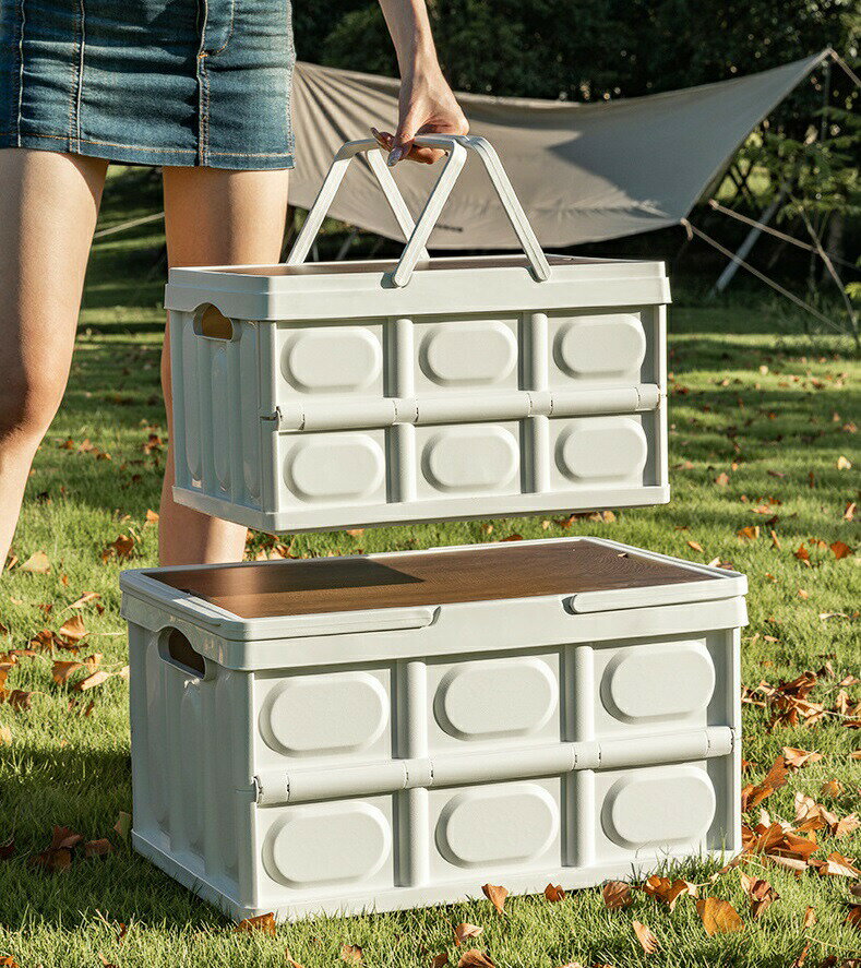 収納ボックス 折りたたみ 大容量 コンテナ ボックス 屋外 蓋付き 大型30L/55L収納ケース トランク用 ボ..