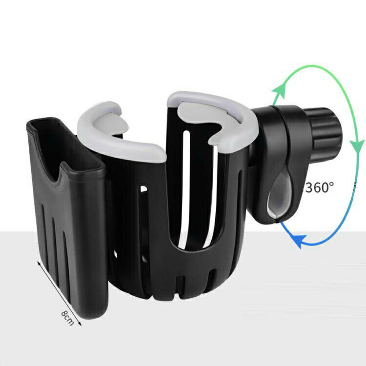 ベビーカー ドリンクホルダー ベビーカー用 カップホルダー ボトルホルダー ベビーカー ハンドル 取付 取り付け 後付け 取り付け簡単 赤ちゃん スマホ ドリンク ボトル 持ち歩き ホルダー ペットボトル ベビーマグ 水筒 ギフト 哺乳瓶