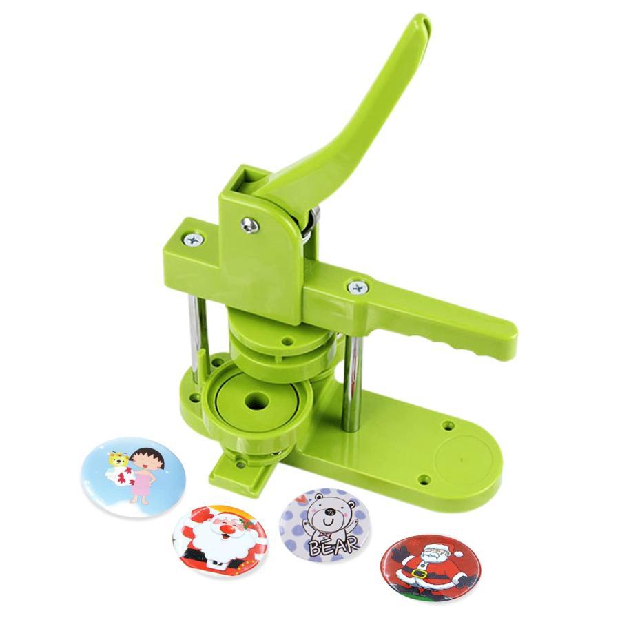 缶バッチマシーン ボタン製造機 缶バッジマシーン 回転バッジマシン 58mm缶バッヂ製造機 新型回転ステ..