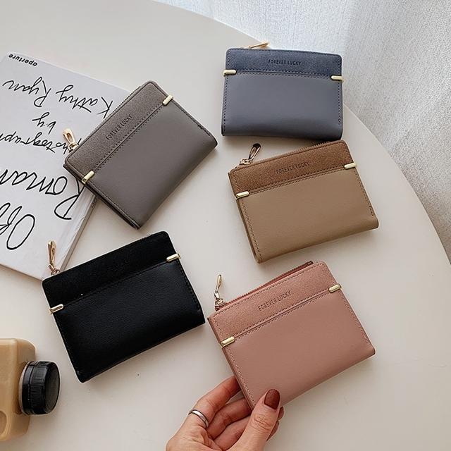 二つ折り 財布 レディース 小さめ コンパクト ミニ財布 きれいめ かっこいい シンプル カードケース サ..