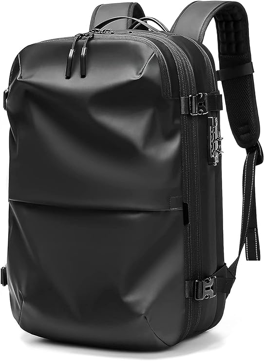 リュック リュックサック メンズ バックパック 真空圧縮 50L ビジネスリュック メンズ 大容量 PCラップトップバッグ 17インチ 防水 通勤 通学 出張 旅行 人気 おしゃれ ギフト 父の日 誕生日 プレゼント 就職祝い 入学祝い お祝い お礼