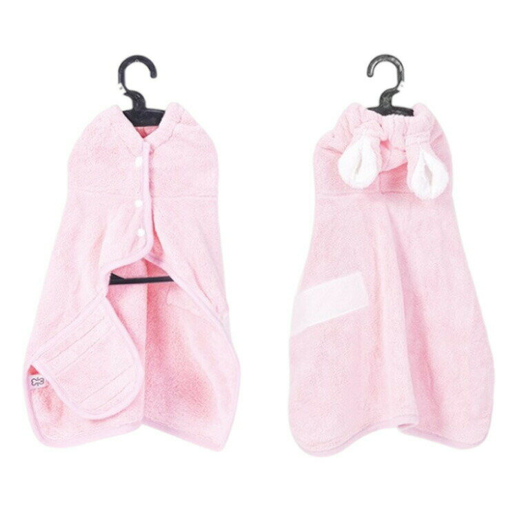 ペットタオル 速乾 猫 犬用バスタオル ペットローブ バスタオル ペット用バスローブ 猫用 超吸水 着れ..