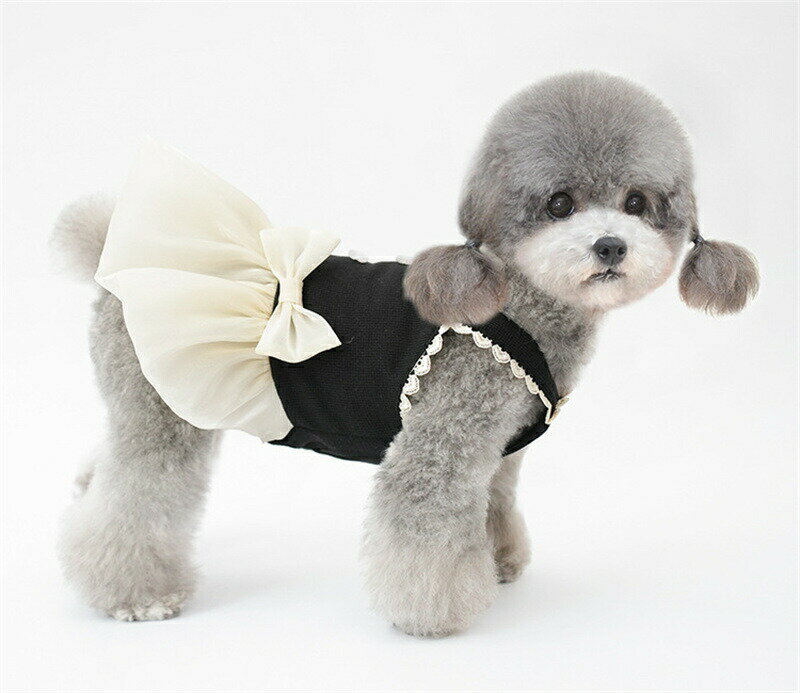 ペット服 ペットスカート 犬用スカート プリンセス風 小型犬 中型犬 猫服 小さなシャネル風 おしゃれ ..