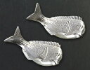 【純銀製】箸置 鯛2ヶセット SS663-7382 箸置き 鯛 魚 おしゃれ 銀塊 箸置 和風 箸 箸置きセット かわいい シルバー 銀 和食器 高...