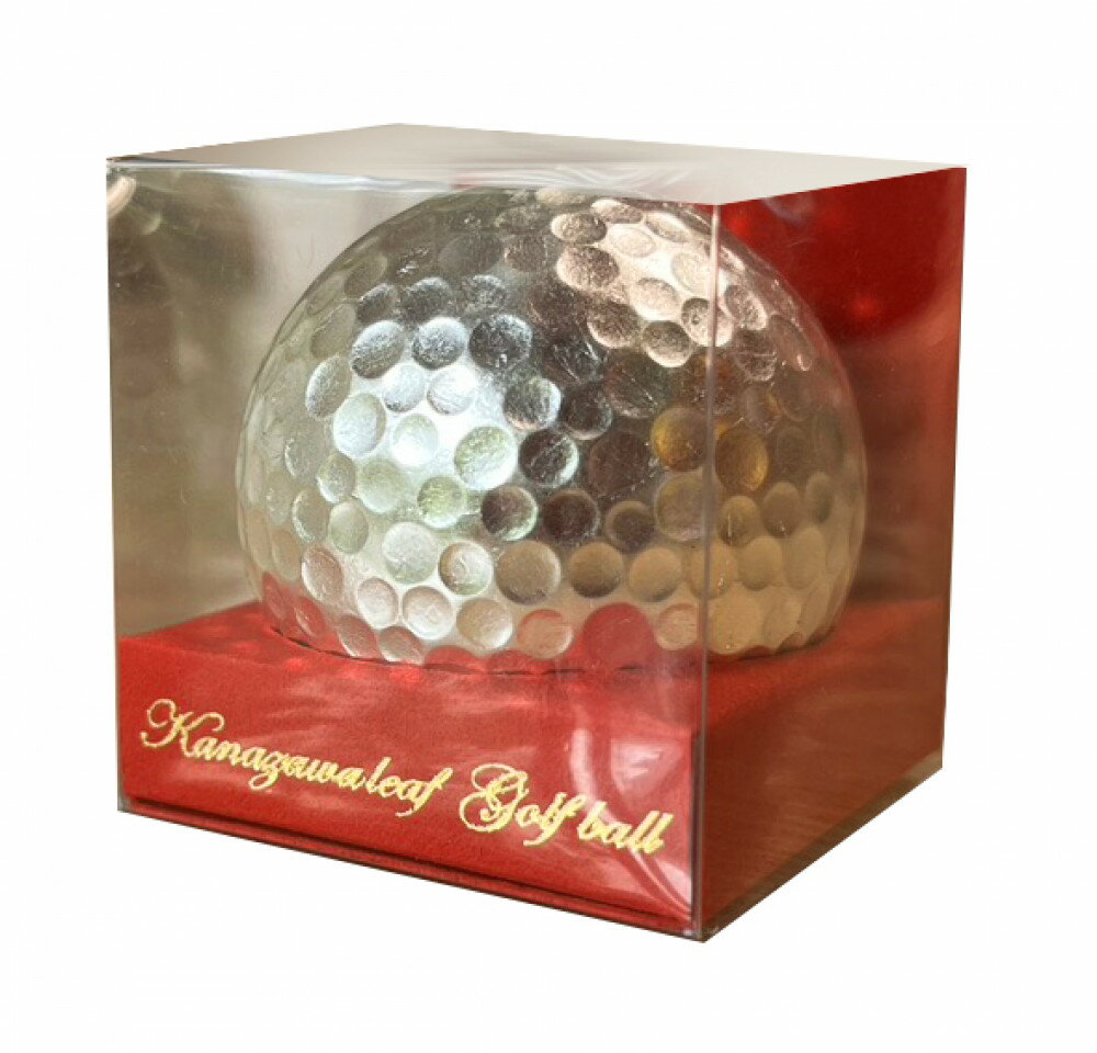 銀箔ゴルフボール　　　　　　　　　　　　記念日 プレゼント 贈り物　贈答 ゴルフコンペ 賞品 景品 記..